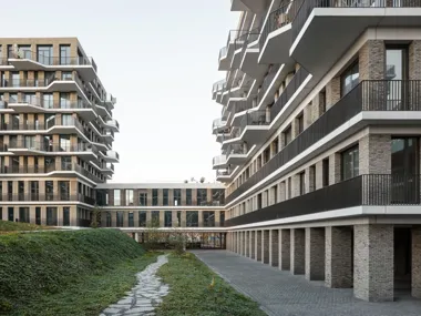 Rugged and robust character of Brick R triumphs as part of an architectural gem